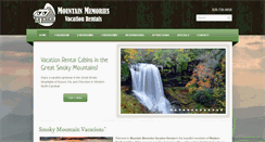 Desktop Screenshot of mountainmemoriesvacationrentals.com